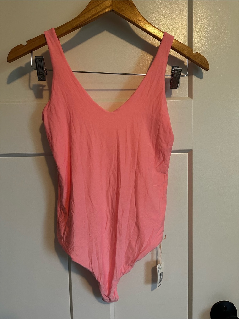 NWT aerie SmoothEZ Soft Coral Pink Bodysuit